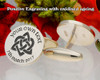 Personalised Trinity Cufflinks add your own text, positive