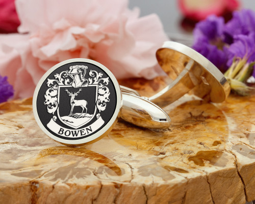 Bowen Family Crest Cufflinks