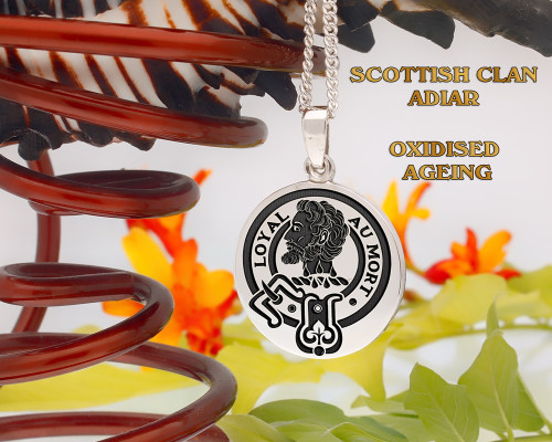 Adair Scottish Clan Pendant Round