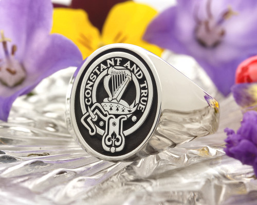 Rose Scottish Clan Signet Ring HS24