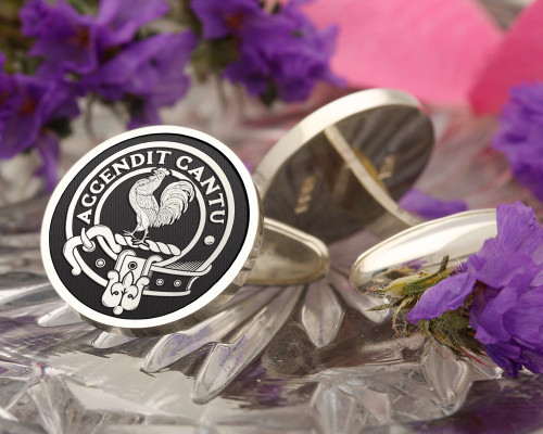 Clan Cockburn Engraved Cufflinks