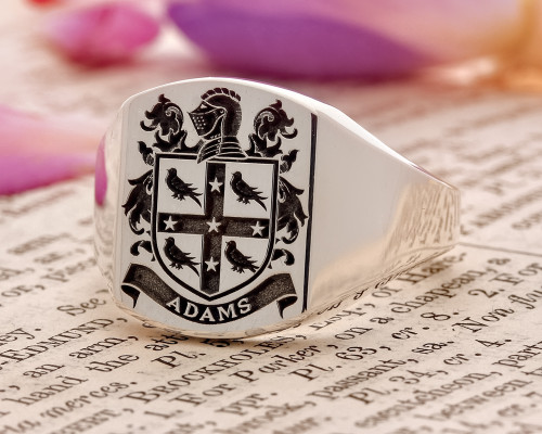 Benton Family Crest Signet Ring - My Personal Jewellery