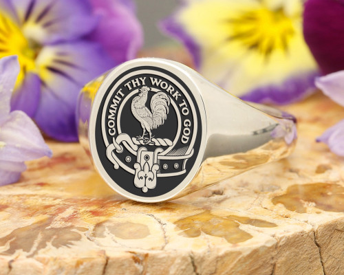 Sinclair Scottish Clan Signet Ring