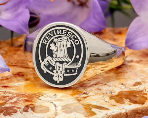 MacEwan Scottish Clan Signet Ring