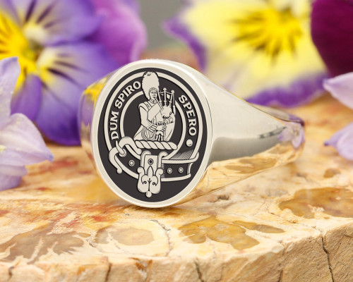 MacLennan Scottish Clan Signet Ring