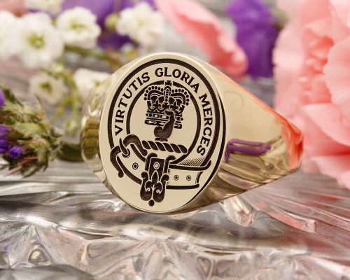 Donnachaidh Scottish Clan Signet Ring HS24