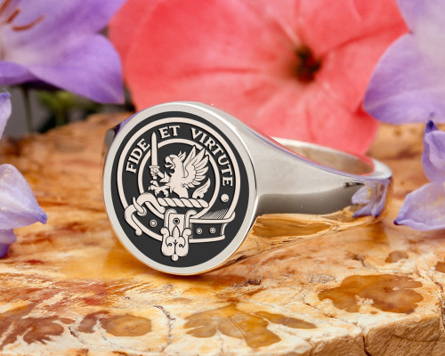 Gladstains Scottish Clan Signet Ring 