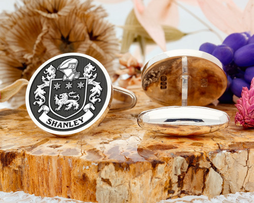 Shanley Family Crest Cufflinks