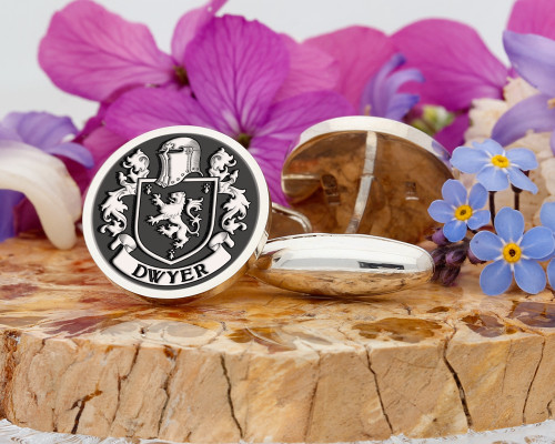 Dwyer Family Crest Cufflinks