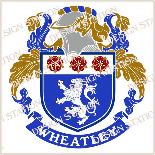 Wheatley Family Crest Ireland Digital Vector PDF Instant Download