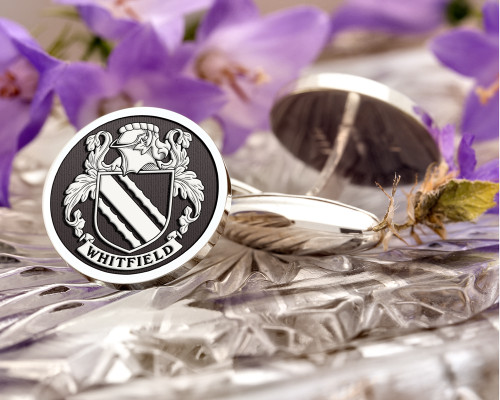 Whitfield Family Crest Cufflinks Ireland