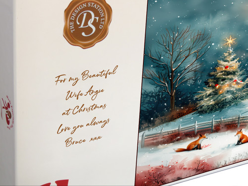 Winter Christmas Cottage - Personalised Jigsaw Puzzle  200, 500 or 1000 Pieces