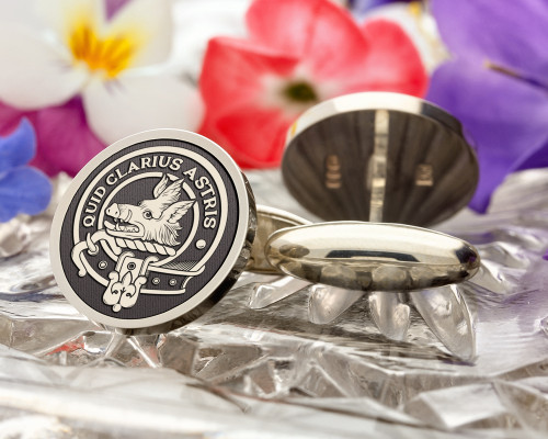 Clan Baillie Engraved Cufflinks