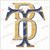 BT TB Victorian Monogram Vector Graphic D2