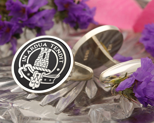 Clan MacCallum Engraved Cufflinks