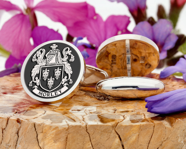 Morley Family Crest Cufflinks Ireland