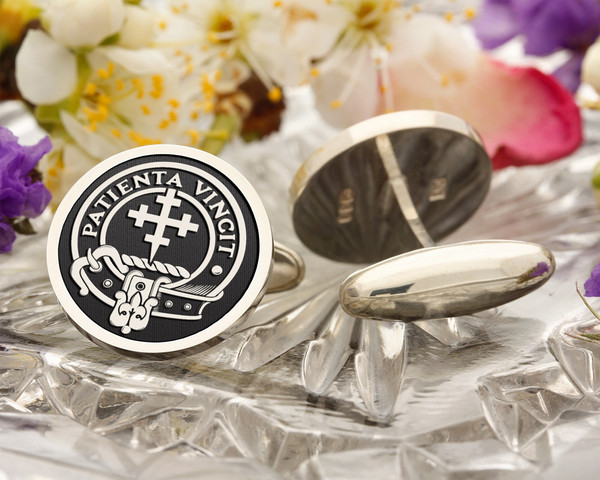 Clan Cheyne Engraved Cufflinks