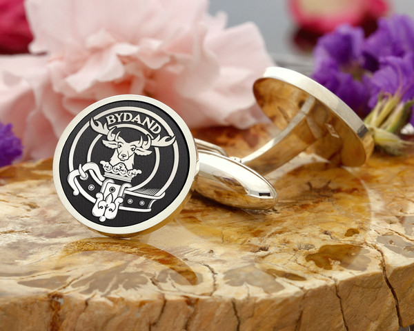 Clan Aitken Engraved Cufflinks