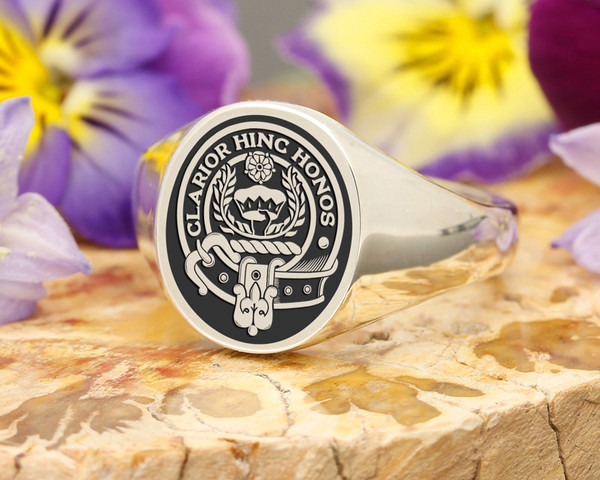 Buchanan Scottish Clan Badge Signet Ring