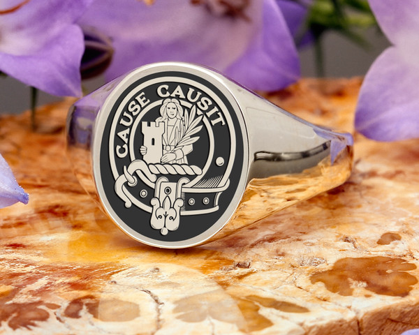 Elphinstone Scottish Clan Signet Ring