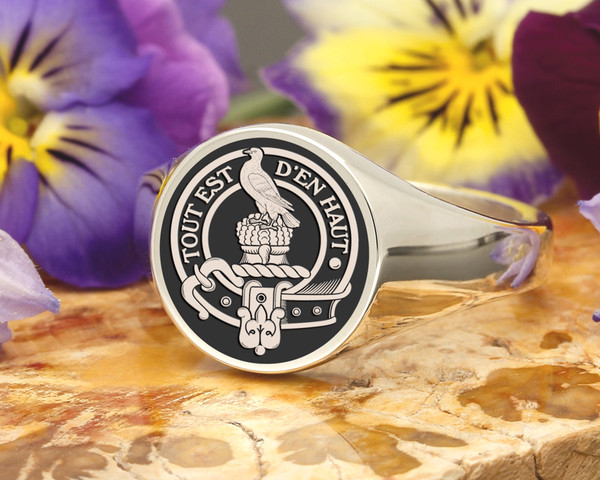 Whiteford / Whitefoord Scottish Clan Signet Ring 