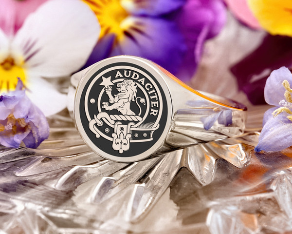 Ewing Scottish Clan Signet Ring made to order