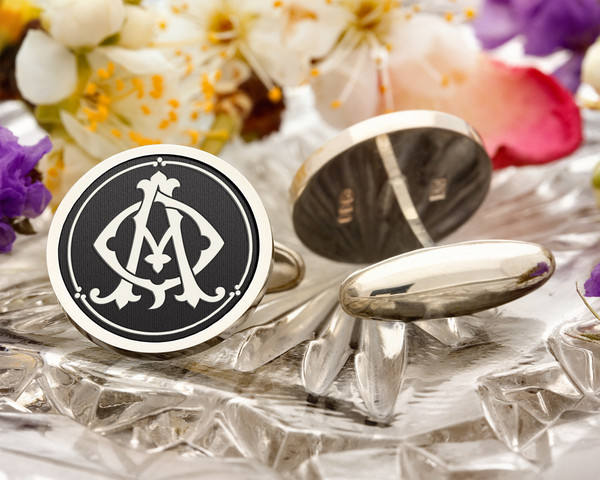 AQ QA Victorian Monogram Cufflinks D1