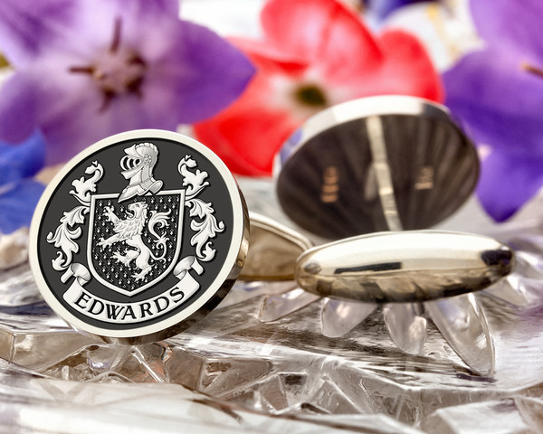 Edwards Family Crest Cufflinks