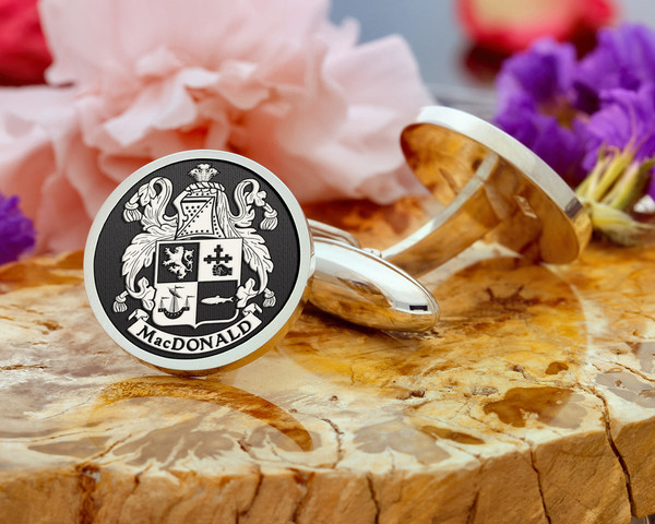 MacDonald  Family Crest Cufflinks