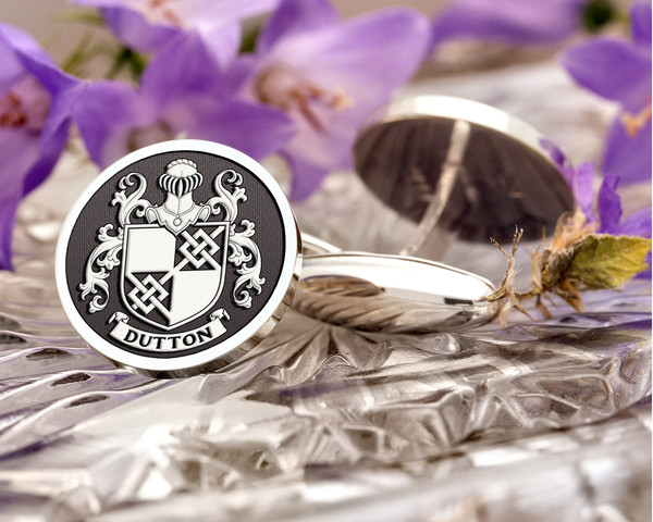 Dutton Family Crest available in Sterling Silver or 9ct Gold