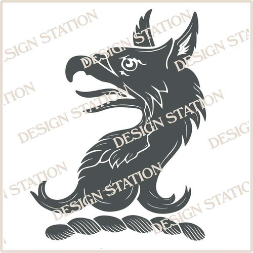 Stinton Heraldry Crest Digital Download File in Vector PDF format, easy to print, engrave, change colour.  Available in black only.