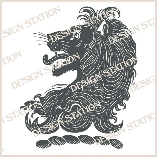 Hendy Heraldry Crest Digital Download File in Vector PDF format, easy to print, engrave, change colour. Download in black only.