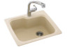 Swanstone KSSB-2522 22 x 25 (Aggregate) Dual Mount Single Bowl
