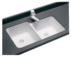 Swanstone US-3015 15 x 30 (Solid) Undermount Double Bowl