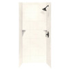 Swanstone SQMK72-3636 Shower Square Tile Wall Kit 36" x 36" x 72" - Solid Color