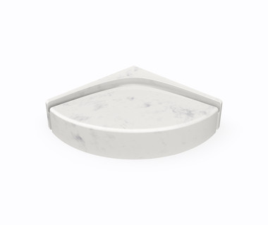 Swanstone CS-1616 (Aggregate) Corner Shower Seat - Swanstone