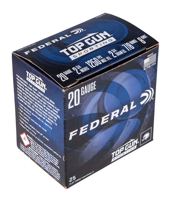 eral 20 Gauge 2-3/4 7/8oz #8 25/box Ammo