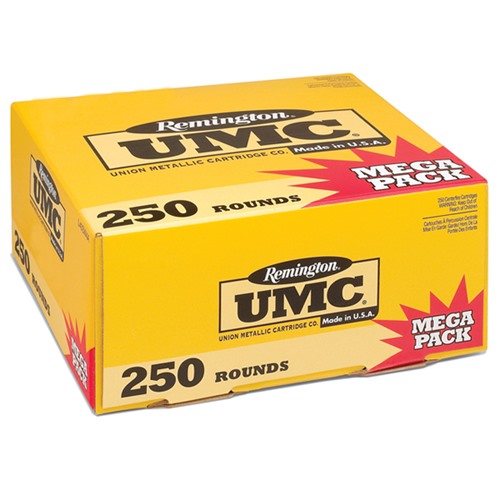 ington Umc Mega Pack 9mm 115gr Mc 250/bx Ammo