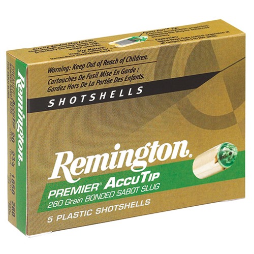 ington Accutip Sabot Slug 20ga 3 260gr 5/bx Ammo