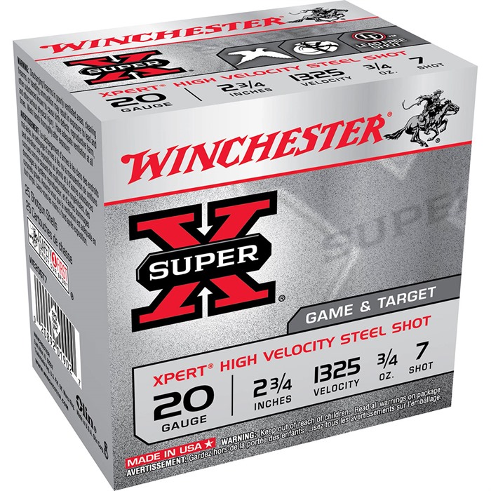 chester 20 Gauge 2-3/4 3/4 Oz #7 Shot 25/box Ammo