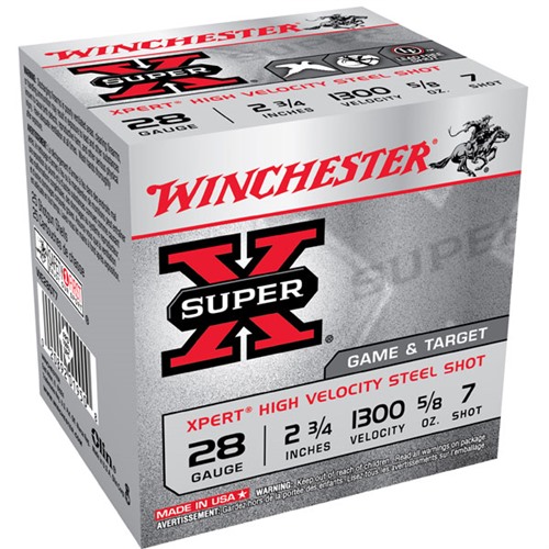 chester Xpert Hv Steel 28ga 2.75 5/8oz #7 25/bx Ammo