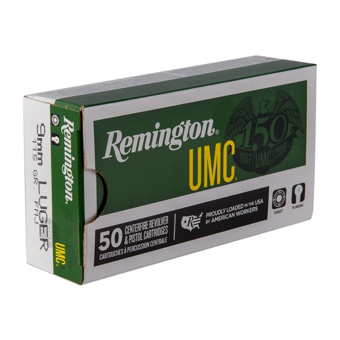 ington Umc 9mm Luger 115gr Full Metal Jacket 50/box Ammo