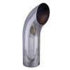 5" x 18" Curved Top OD Chrome Exhaust Tip K5-18SBC