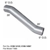 K180-14122 Kenworth Exhaust Double 27 Degree Bends