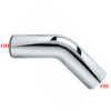 4" Exhaust Elbow 45 Degree 9" x 9" Chrome OD-OD L445-0909SC