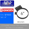 6" Kenworth Stack Mount Bracket Polished Stainless Steel MB-6KWS