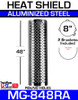 8" x 48" Muffler Guard Round Holes Aluminized MG-848RA