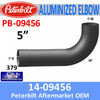 14-09456 Peterbilt 379 Exhaust 90 Degree Aluminized Elbow PB-09456