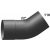 14-13409E Peterbilt 357,378,379 Aluminized Exhaust Elbow PB-13409-E