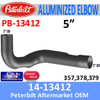 14-13412 Peterbilt 357,378,379 Aluminized Exhaust Elbow PB-13412